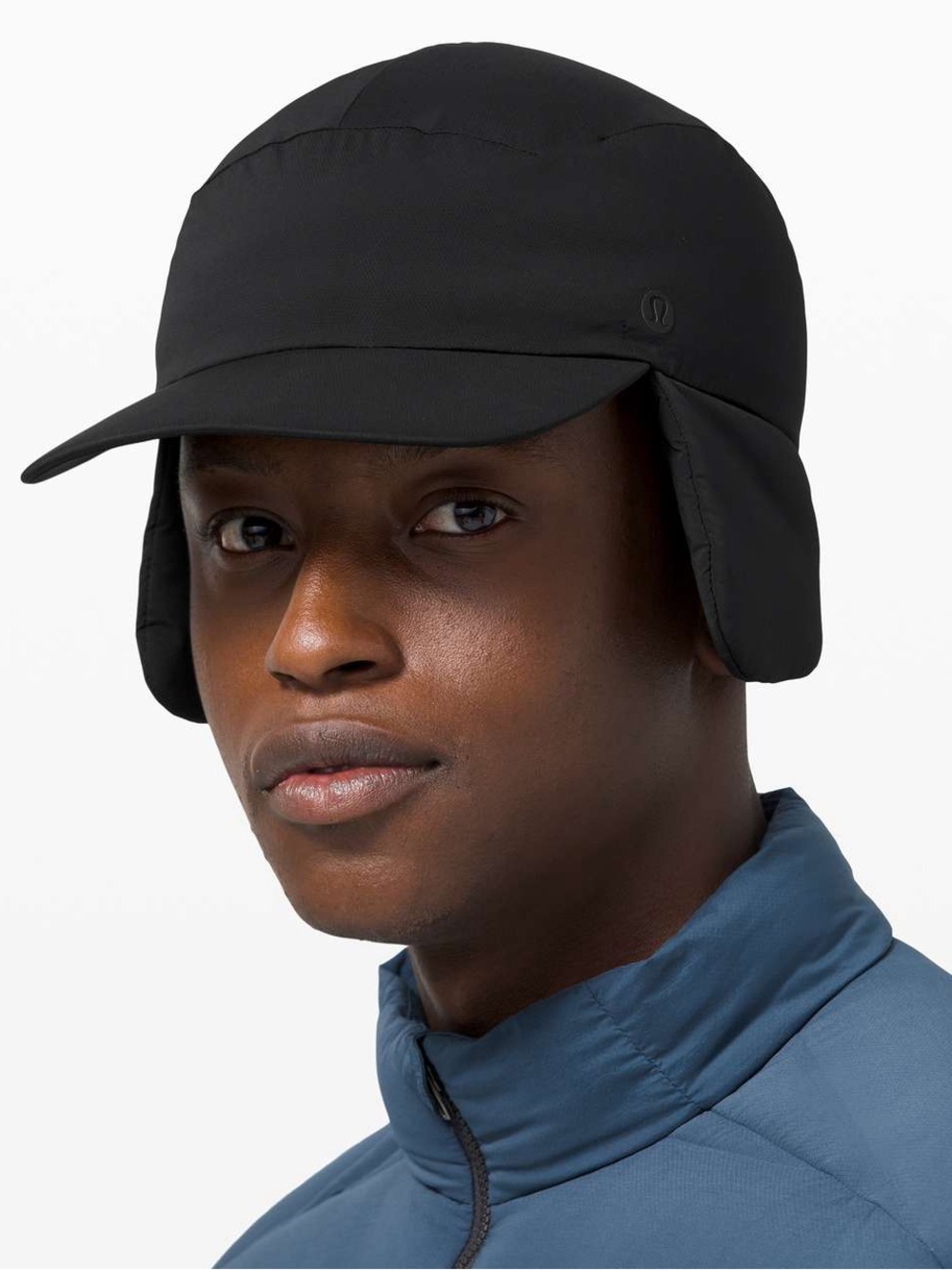 Lululemon Navigation Loft Trapper Hat Black S/M Excellent Condition!
